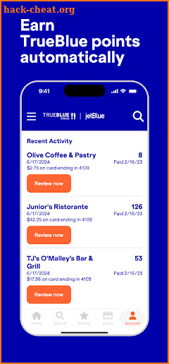 TrueBlue Dining screenshot