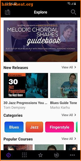 TrueFire Guitar Lessons screenshot
