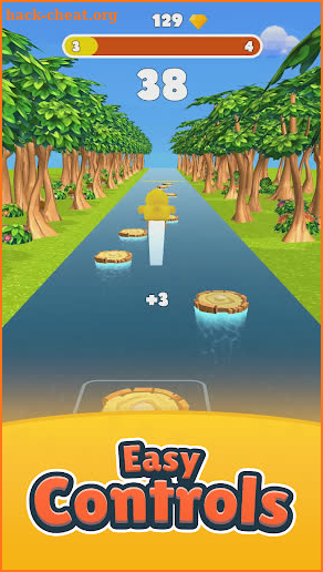 Trunk Jumper - help cute pets over the river! screenshot