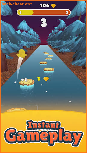 Trunk Jumper - help cute pets over the river! screenshot