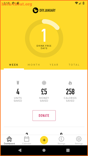 Try Dry: The Dry January app screenshot