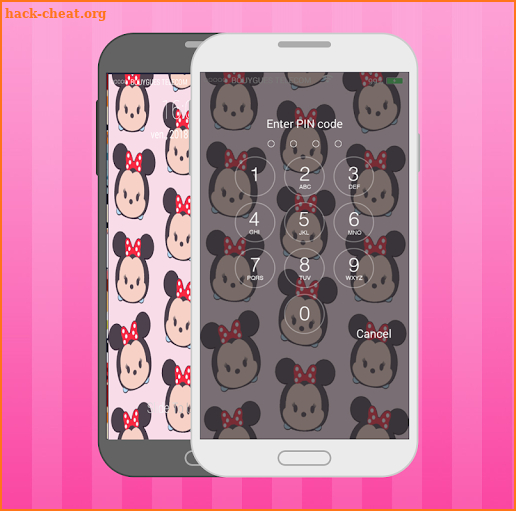 Tsum Tsum lock screen screenshot