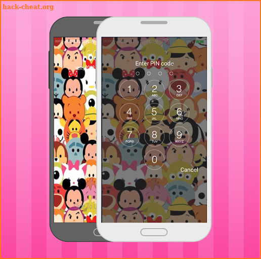 Tsum Tsum lock screen screenshot