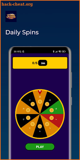 TTcoin Chance Card screenshot