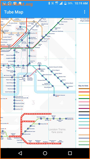 Tube Map - London Underground live status screenshot