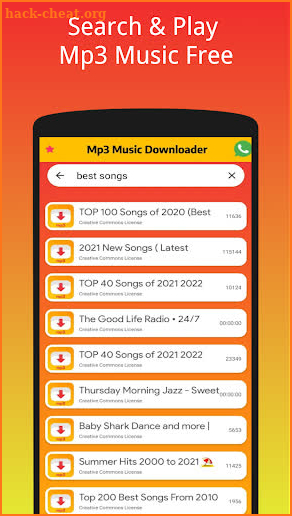 Tube MP3 Music Downloader screenshot