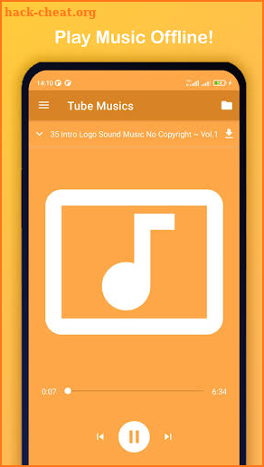 Tube music downloader app screenshot