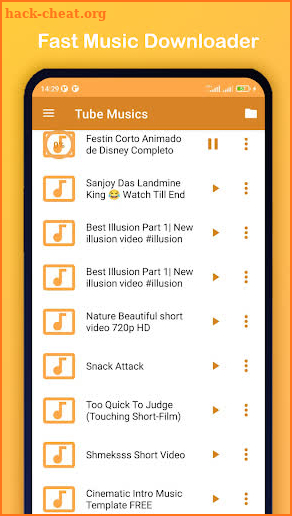 Tube music downloader app screenshot