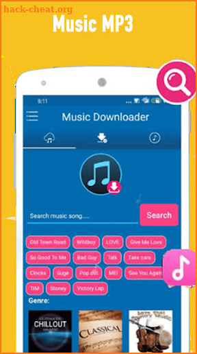 Tube Music Downloader mp3 play screenshot