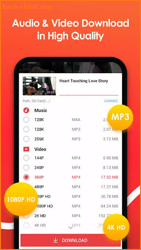 Tube Video Mp4 Mp3 Downloader screenshot