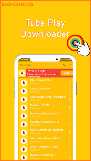 TubePlay Tube mp3 downloader screenshot