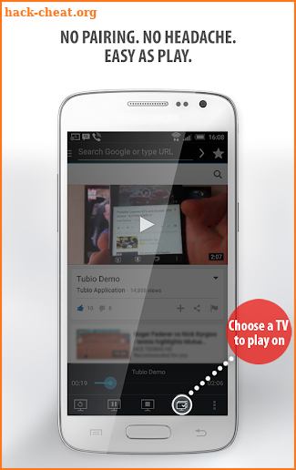 Tubio - Cast Web Videos to TV, Chromecast, Airplay screenshot