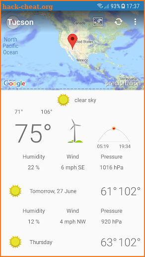 Tucson, AZ - weather and more screenshot