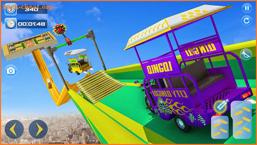 Tuk Tuk Rickshaw: Impossible Stunts screenshot