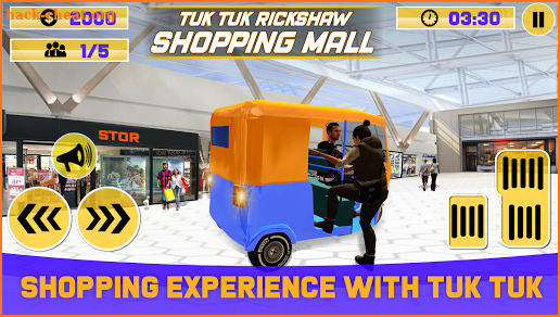 Tuk Tuk Rickshaw Shopping Mall Driver screenshot