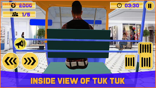 Tuk Tuk Rickshaw Shopping Mall Driver screenshot