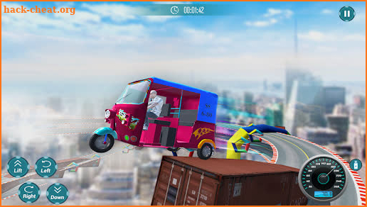 Tuk Tuk Rickshaw Simulator - Sky Climbing Game screenshot