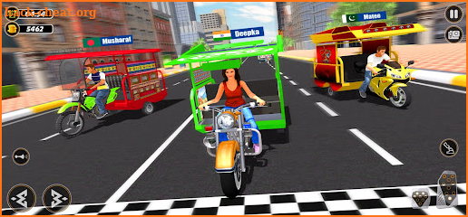 Tuk Tuk Rickshaw：Racing Game screenshot