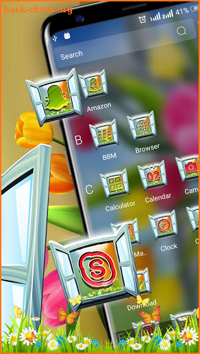 Tulip Flower Theme Launcher screenshot