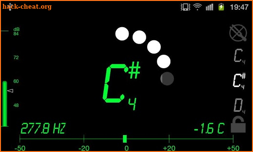 Tuner - DaTuner Pro (Strobe!) screenshot