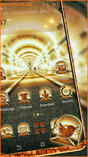 Tunnel Lights Launcher Theme screenshot