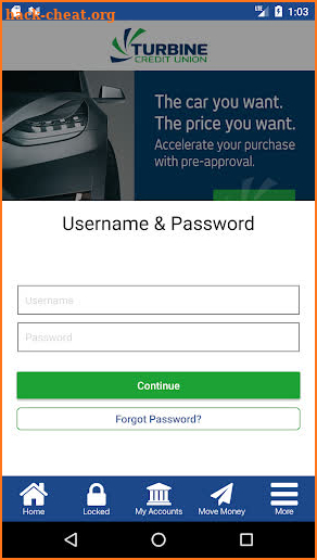 Turbine Credit Union screenshot