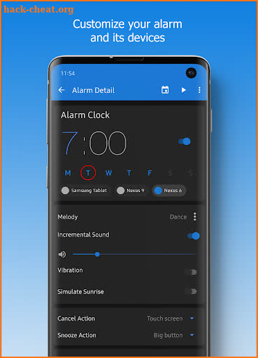 Turbo Alarm - Alarm Clock free screenshot