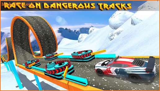 Turbo Car Rush: Mountain stunt Driver screenshot