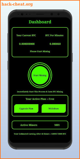 Turbo Cloud Bitcoin Mining App screenshot