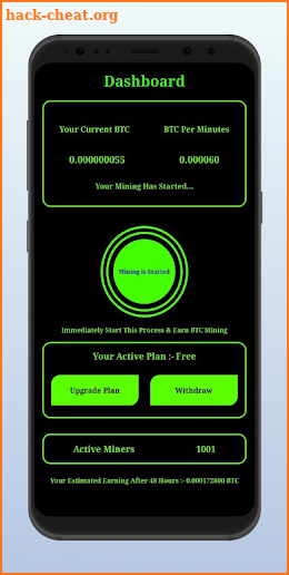 Turbo Cloud Bitcoin Mining App screenshot