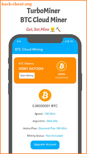 TurboMiner - BTC Cloud Mining screenshot