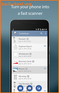 TurboScan: scan documents and receipts in PDF screenshot