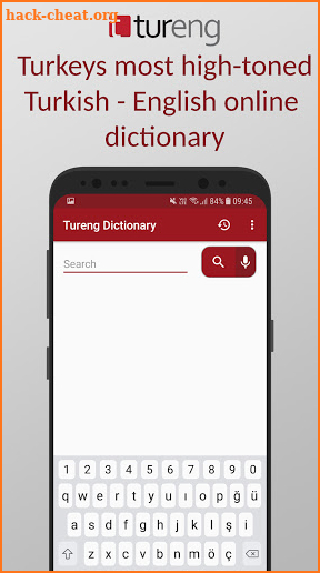 Tureng Dictionary screenshot