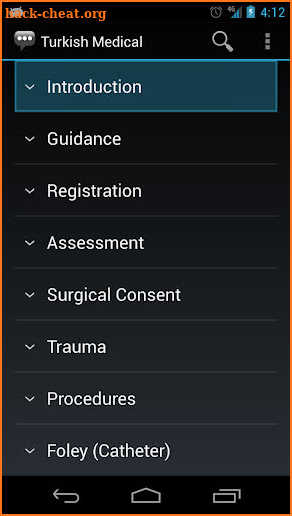 Turkish Medical Phrases screenshot