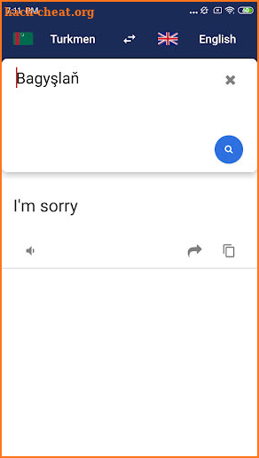 Turkmen English Translate screenshot