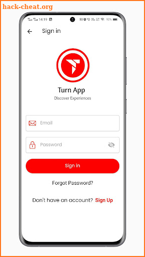 Turn App screenshot