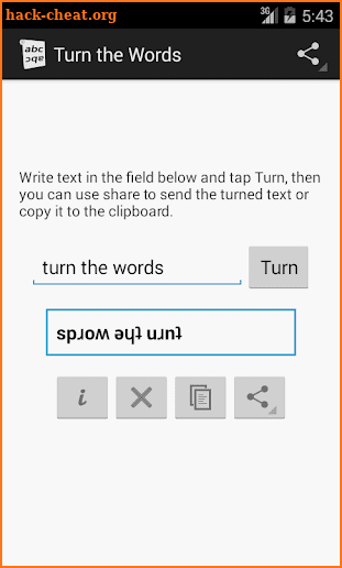 Turn the Words screenshot