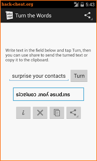 Turn the Words screenshot