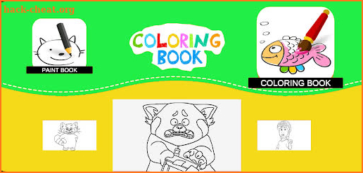 Turning Red Coloring Book screenshot