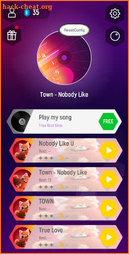 Turning Red Tiles Music screenshot