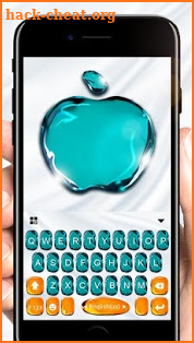 Turquoise Os11 Phonex Keyboard Theme screenshot