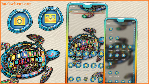 Turtle Mandala Launcher Theme screenshot