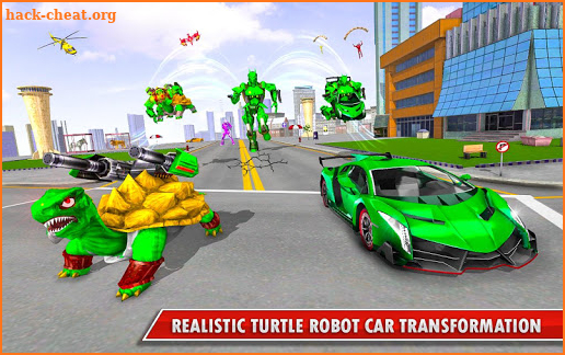 Turtle Robot Animal Rescue – Robot Car Transform screenshot