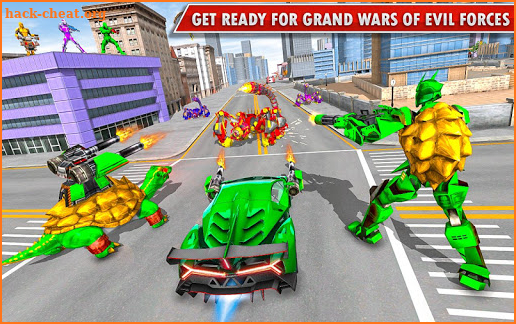 Turtle Robot Animal Rescue – Robot Car Transform screenshot