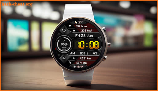 TUSARAD DIGI WS 8 Watch face screenshot