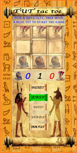 TUT tac toe screenshot