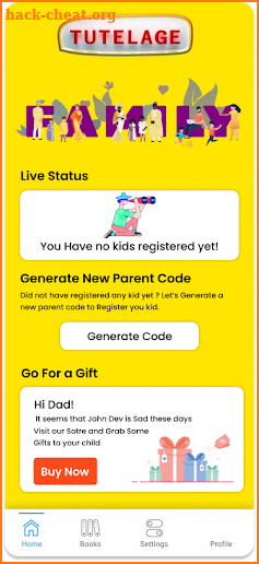 Tutelage Parent screenshot