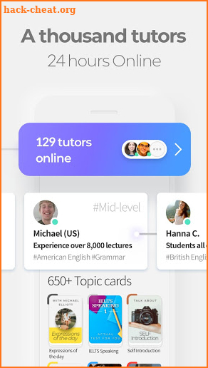 TUTORING | 24/7 Learn English with Native Tutors screenshot