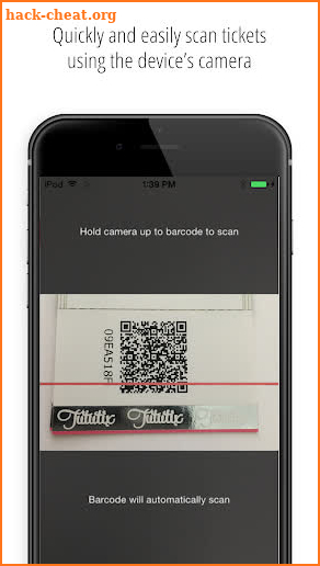 TutuTix Scan screenshot