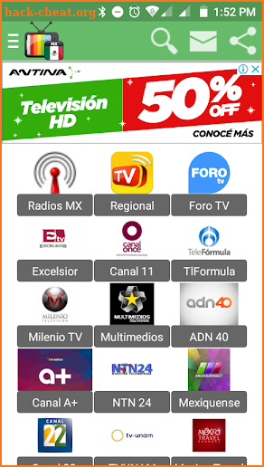 TV de Mexico en Vivo + Radios Online screenshot